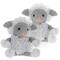 Multipack of 2 - Hoooked Lamb Lewy Yarn Kit W/Eco Barbante Yarn-White & Gray